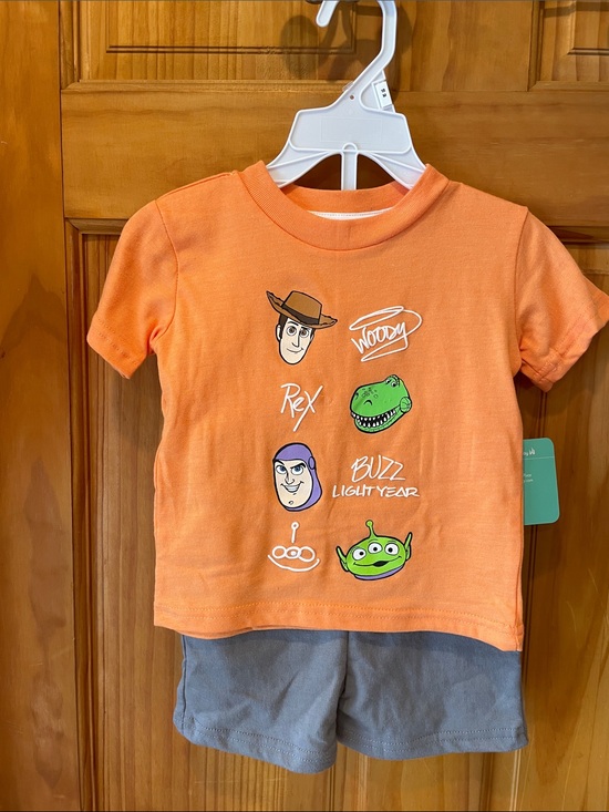Disney Other - Disney Toy Story Short Sleeve Tee with Character Faces and Matching Shorts